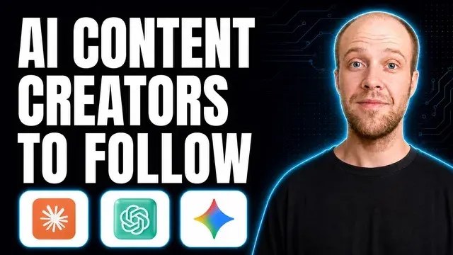 12 AI Content Creators to Follow in 2026 (No Hype) thumbnail