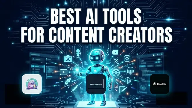 10 Best AI Tools for Content Creators in 2026 (No AI Slop) thumbnail