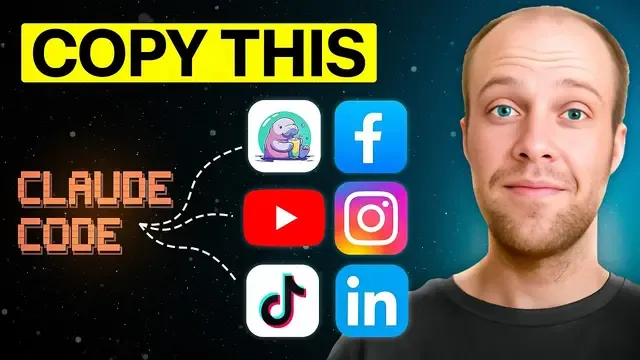 How to Build an AI Social Media Manager with Claude Code thumbnail
