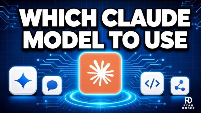 Which Claude AI Model to Use (Stop Wasting Tokens) thumbnail
